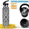Bouteille isotherme 591 ml WDdZzyy double paroi acier