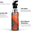 Bouteille deau réutilisable KLL double paroi paille 1000ml
