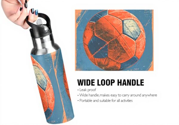 Bouteille deau réutilisable KLL double paroi paille 1000ml