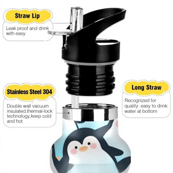 Bouteille isotherme WDdZzyy 591 ml pingouin sport voyage