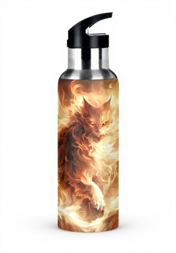 Bouteille isotherme KLL Chat Giclee 1000ml isolation sous