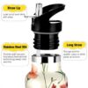 Bouteille isotherme enfants WDdZzyy 591ml sans BPA paille