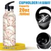Bouteille isotherme WDdZzyy mouton blanc sans BPA sport