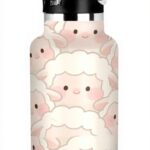 Bouteille isotherme WDdZzyy mouton blanc sans BPA sport