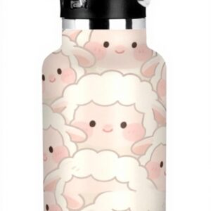 Bouteille isotherme WDdZzyy mouton blanc sans BPA sport