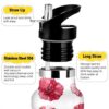 Bouteille isotherme Linqin Œillets Rouges anti-fuite double