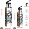 Bouteille isotherme Rhythm Tape Haert 591ml sport voyage-1