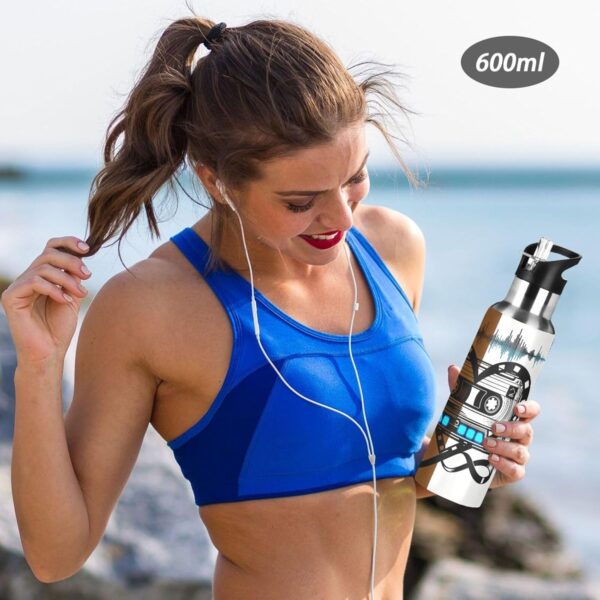 Bouteille isotherme Rhythm Tape Haert 591ml sport voyage-5