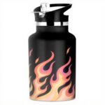 Bouteille isotherme siphylline étanche avec pailles sport