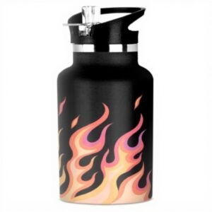 Bouteille isotherme siphylline étanche avec pailles sport