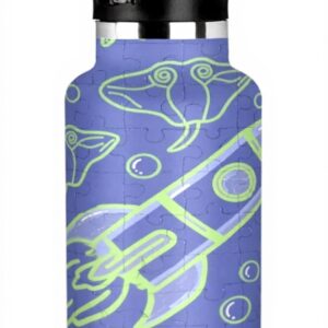 Bouteille isotherme enfant siphylline anti-fuite motifs