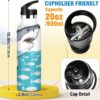 Bouteille d'eau siphylline isotherme paille acier inoxydable-1