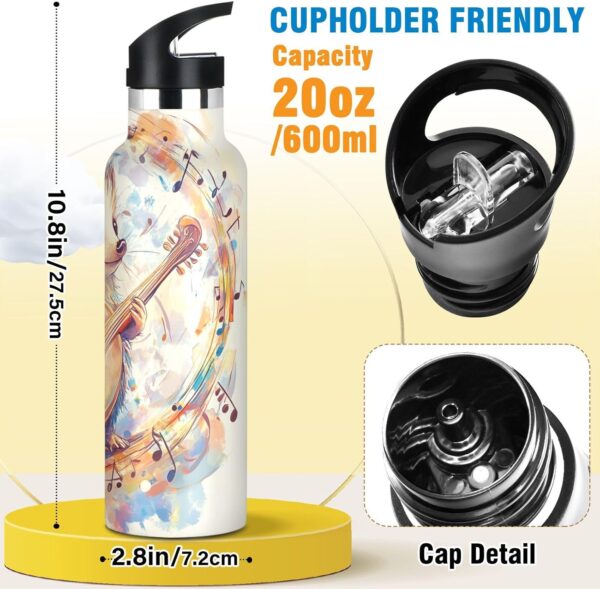 Bouteille isotherme siphylline enfants anti-fuite paille-1