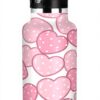 Bouteille deau siphylline enfants cœur rose isotherme sans