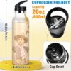 Bouteille isotherme siphylline épouvantail acier inoxydable-1