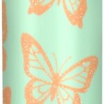Bidons siphylline bouteille eau isotherme papillon vert-0