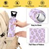 Bouteille isotherme Siphylline violet hibou paillettes 600ml