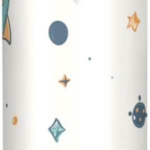 Bouteille isotherme siphylline fusées cartoon sans BPA école-0