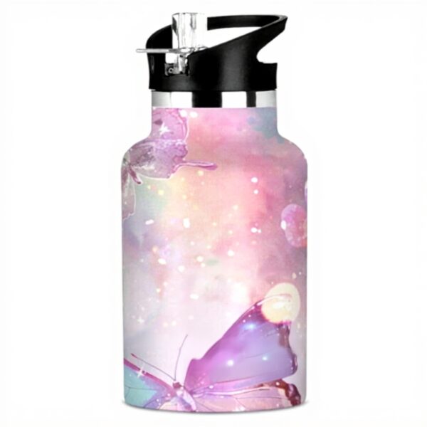 Bidons siphylline Bouteille eau isotherme papillons sport