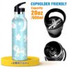 Siphylline Giraffe Monkey Water Bottle BPA Free Leakproof