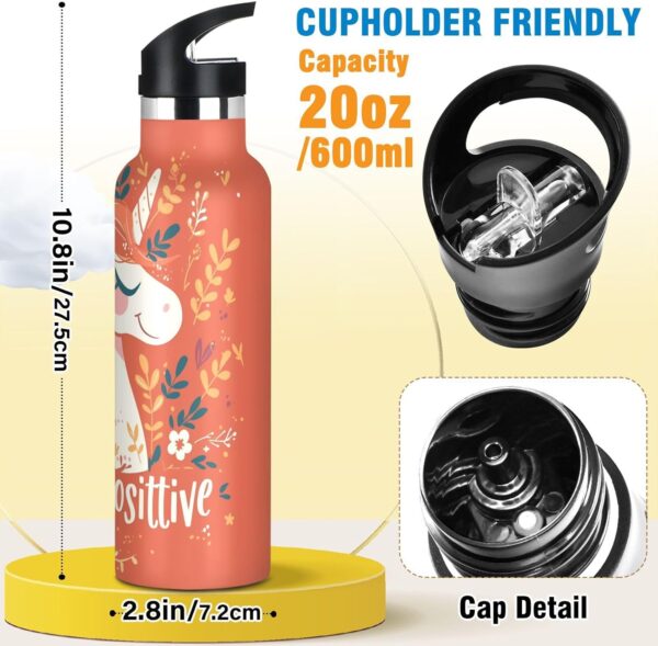 Bouteille isotherme Stay Positive Licorns Siphylline 600ml-1