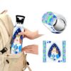 Bouteille isotherme 590 ml Voucong double paroi paille sport