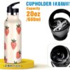 Bouteille isotherme 590 ml Voucong métal sans BPA voyage