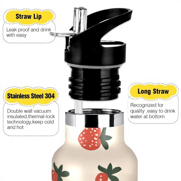 Bouteille isotherme 590 ml Voucong métal sans BPA voyage