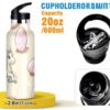 Bouteille isotherme 591 ml Voucong couvercle anti-fuite