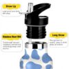 Bouteille isotherme 591 ml Voucong paille couvercle enfants