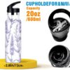 Bouteille isotherme sport Linqin violet lavande anti-fuite