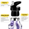 Bouteille isotherme sport Linqin violet lavande anti-fuite