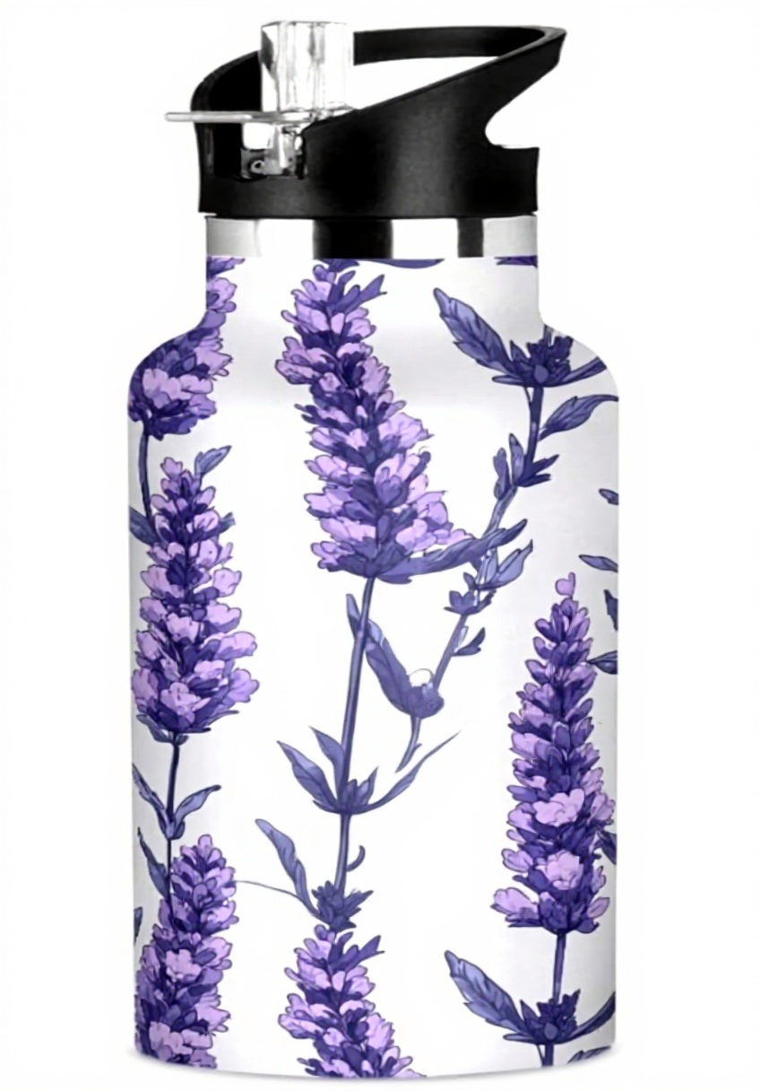 Bouteille isotherme sport Linqin violet lavande anti-fuite