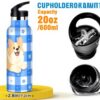Bouteille isotherme enfant WDdZzyy 591 ml chien bleu blanc