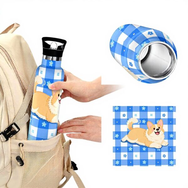 Bouteille isotherme enfant WDdZzyy 591 ml chien bleu blanc