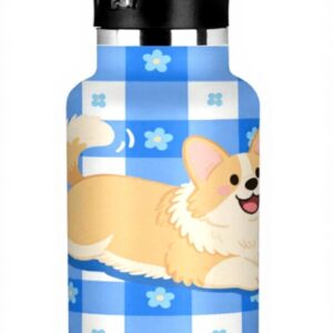 Bouteille isotherme enfant WDdZzyy 591 ml chien bleu blanc
