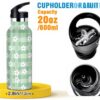 Bouteille isotherme Voucong sans BPA 591 ml couvercle