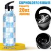 Bouteille isotherme 591 ml Voucong anti-fuite sans BPA sport