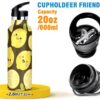 Bouteille isotherme Voucong isolation sous vide paille sport
