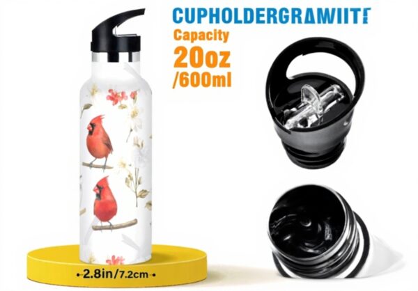 Bouteille isotherme Funny Birds Linqin acier inoxydable