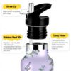Bouteille isotherme Linqin 600ml violette sport voyage école