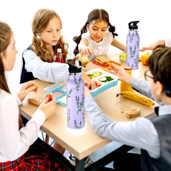 Bouteille isotherme Linqin 600ml violette sport voyage école