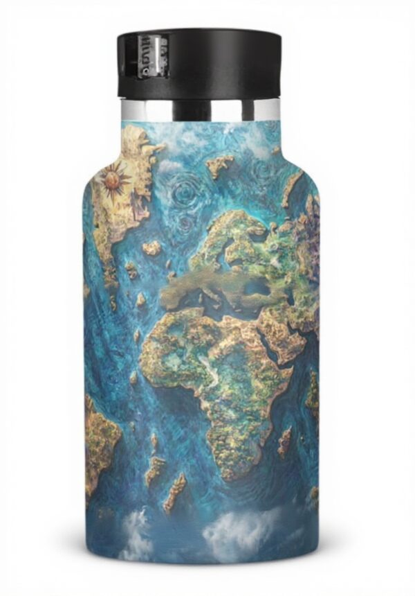 Bouteille d'eau isotherme étanche Mao Art Worldwide acier