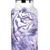 Bouteille isotherme Linqin Tigres Violets paille anti-fuite