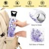 Bouteille isotherme Linqin Tigres Violets paille anti-fuite