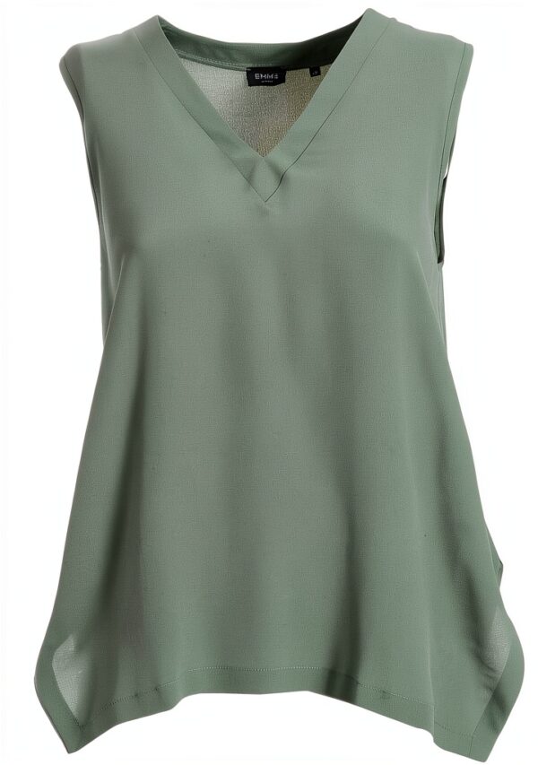 Bluse Emme Marella vert acétate pour femme élégante-0