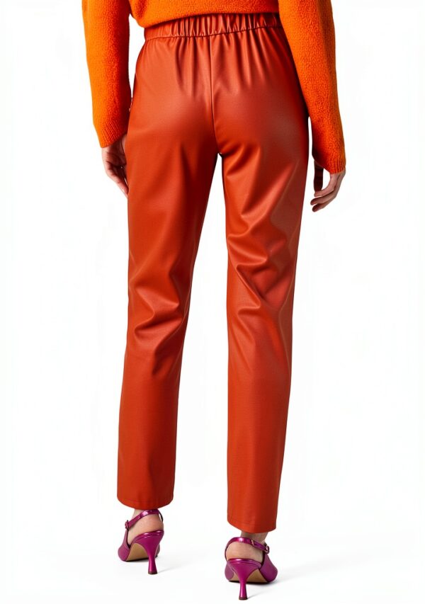 Pantalon femme Emme Marella polyester orange modele-3
