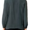 Bluse Emme Marella vert acétate pour femme élégante-2
