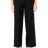 Pantalon Emme Marella Noir Polyester Femme Modèle-1