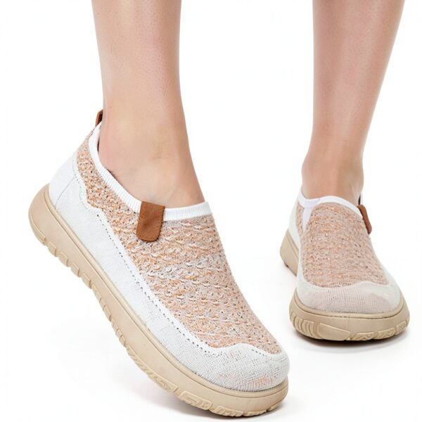 Chaussures femme Generisch baskets course cuir confortables-4